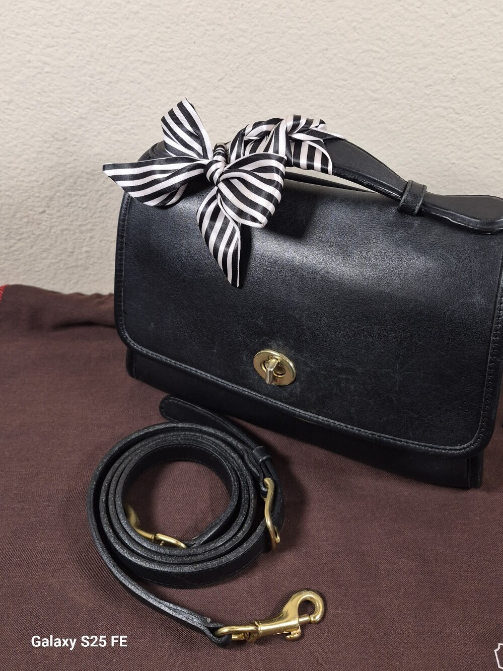 Vintage Coach Court Bag #9870
